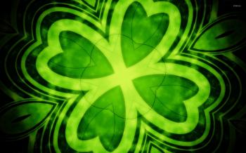 Four leaf clover wallpaper - Abstract wallpapers - #14202