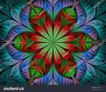 Abstract Wallpaper Abstract Fractal Fractal Art Stock Illustration ...