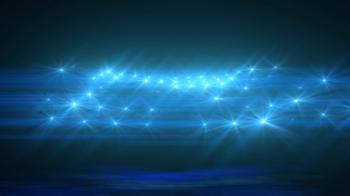 Light Blue Abstract Particle Effect Flashing Light VJ Background ...
