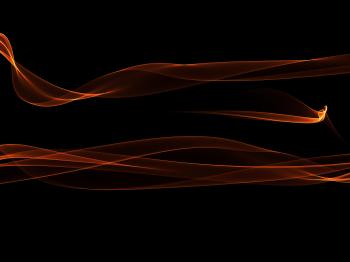 Abstract Light Flames - Orange