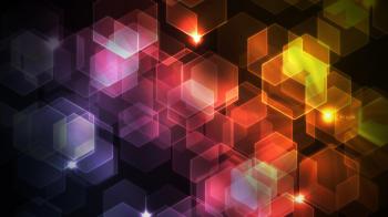 Abstract lights bokeh effect colorfour wallpaper | (118630)