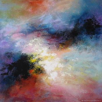 Abstract painting on canvas Beautiful abstract wall living room ...