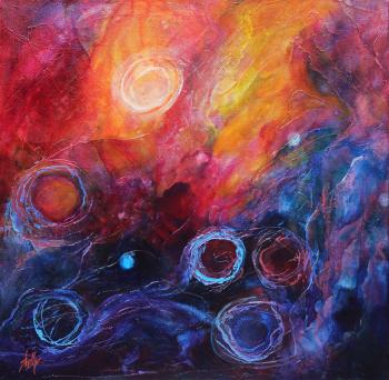 Shelly Leitheiser Artwork: Segment of the Lagoon | Original Painting ...