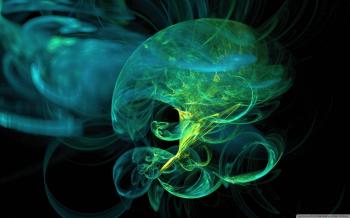 Abstract Green Smoke ❤ 4K HD Desktop Wallpaper for 4K Ultra HD TV ...