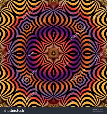 Abstract Symmetrical Texture Decorative Pattern Elements Stock ...