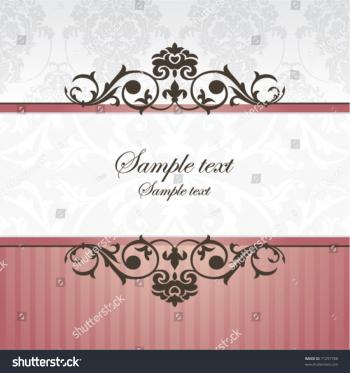 Abstract Vintage Frame Vector Illustration Stock Vector 71297788 ...
