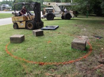 Art in the Park Update - Admiralty Type Anchor (DA 85) - Museum Blogs