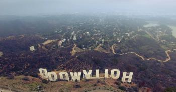 4K Aerial View over Los Angeles Stock Video Footage - VideoBlocks