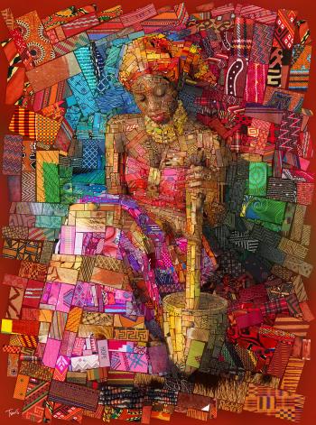 Incredible Mosaics inspired by the African bricks by Charis Tsevis ...