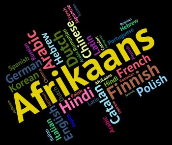 Afrikaans Language Means South Africa And Dialect