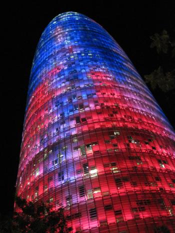 Agbar Tower in Barcelona