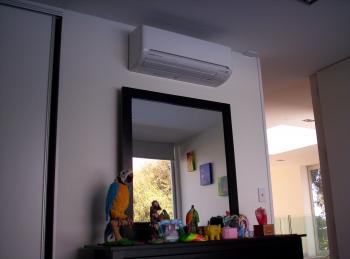 Air Conditioner Above Cabinet
