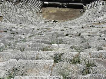 Amphitheater in the ancient city of Nysa