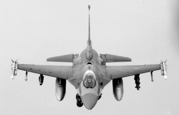 An F-16 