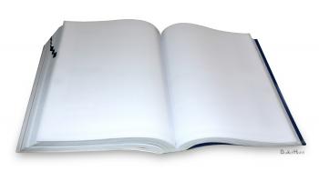 Blank Open Book - Illustration | photo page - everystockphoto