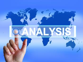 Analysis Map Indicates Internet or International Data Analyzing