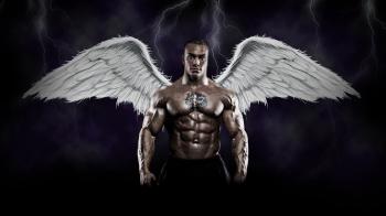 Make Your Photo Angel Wallpaper by rubelrir | GraphicRiver