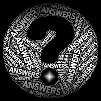 Answers Question Mark Represents Not Sure And Answering
