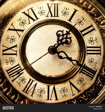 Old Antique Clock Image & Photo | Bigstock