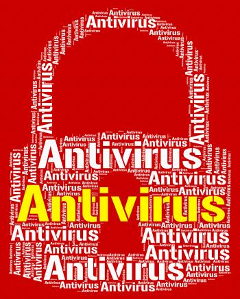 Antivirus Lock Means Malicious Software And Infected