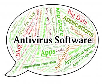 Antivirus Software Indicates Application Shielding And Security