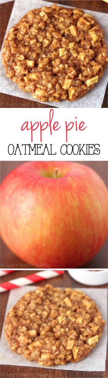 Apple Pie Oatmeal Cookies {Recipe Video!} | Amy's Healthy Baking