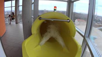 Very Tall Water Slide at Aquapolis Aquapark - YouTube