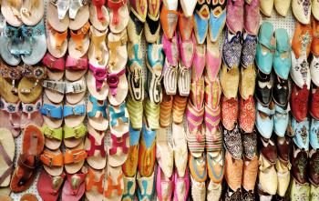 Morocco shoe display