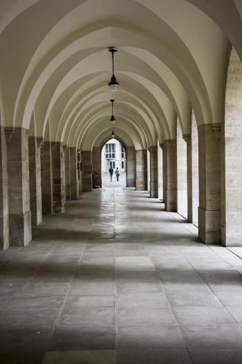 Arched corridor
