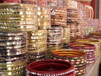 Array of Indian Bangles