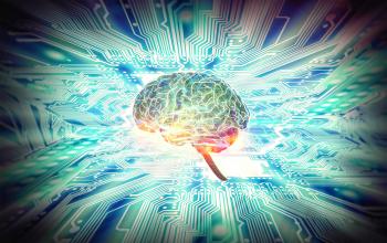 Artificial Intelligence Concept - Robotic Brain