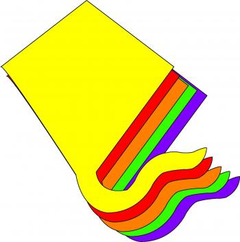 Large Assorted Color Creative Foam Cut-Outs - Kite | Kites and Products