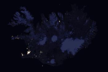 Iceland at Night : Image of the Day