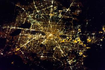 Houston at Night : Image of the Day