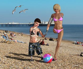 At the beach by jerek-uk on DeviantArt