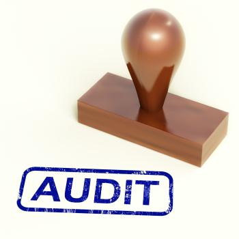 Audit Rubber Stamp Shows Financial Accounting Examination