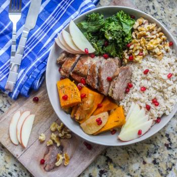 Autumn Slow Cooker Meal Prep Bowl - Ally's Cooking