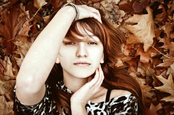 autumn portrait by malwaamalwaa on DeviantArt