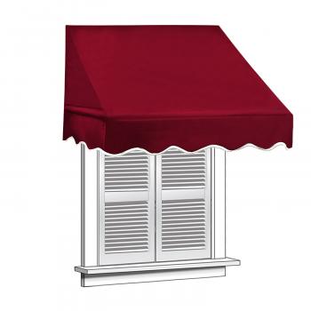Amazon.com: ALEKO 6x2 Burgundy Window Awning Door Canopy 6-Foot ...