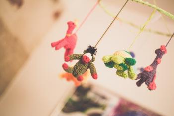 Baby's Knitted Mobile