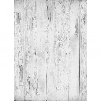 Westcott X-Drop Vinyl Backdrop (5 x 7', Mist Distressed Wood)