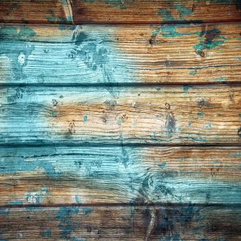 StudioPRO Vinyl Worn Aqua Painted Wood Floor Backdrop - (Choose Size ...