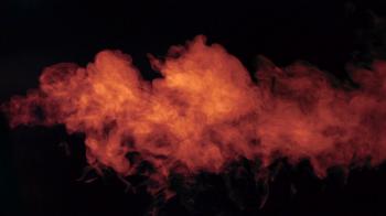 Colored smoke on black background, Slow Motion Stock Video Footage ...