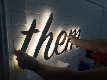 LED Strip Backlit Signage – Lighting Matters