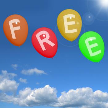 Balloons In Sky Spelling Free Showing Freebies and Promotions