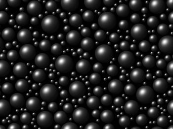 Balls and bubbles-black