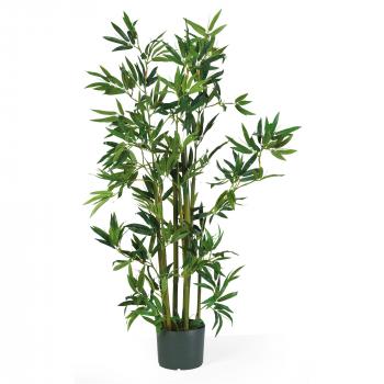Bloomsbury Market Silk Bamboo Floor Plant in Pot & Reviews | Wayfair
