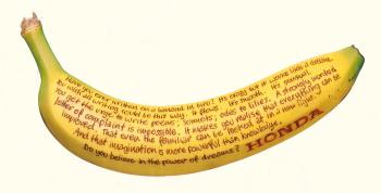 Honda Advertising On Banana - The Inspiration Room