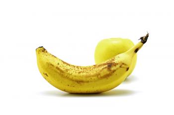 banana and apple