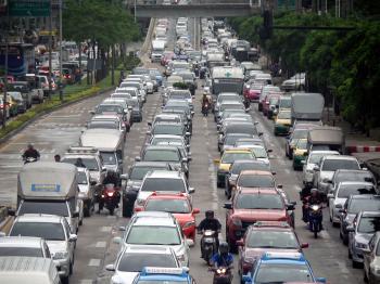 Bangkok traffic jam